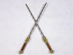 竹节双鞭/钢鞭/重兵器/十八般兵器/不锈钢双鞭双锏/不锈钢实心鞭