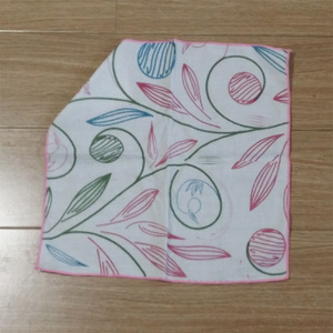 纯棉印花小手帕可爱儿童手绢方巾 宝宝纱布初生儿婴儿纱布巾洗浴