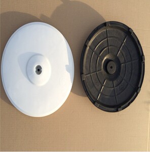 美的落地扇底盘底座地盘地坐低盘低座圆盘电风扇配件 白色