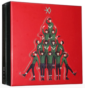 正版 EXO-M专辑 12月的奇迹 签名小卡+写真 十二月的奇迹中文版CD
