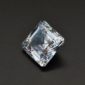 富盛aaa级品质白色锆石裸石裸钻宝石 正方形彩色锆石 饰品配件