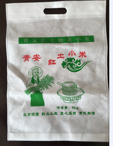 无纺布米袋面袋定做彩色无纺布面粉袋食品袋logo加急批发空白袋