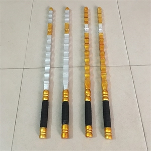 戏剧戏曲舞台道具 尉迟恭秦叔宝兵器 金锏 银锏 木制双锏 双鞭