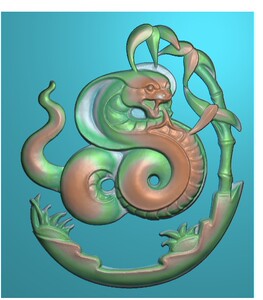 精雕图 浮雕图 灰度图 藏佛观音 玉雕石雕木雕 生肖蛇2 扫描图