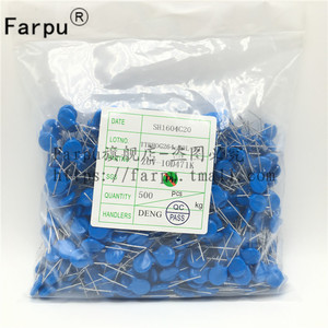 Farpu丨一包500只 10D471K 直插压敏电阻 470V 10D471 直径10mm