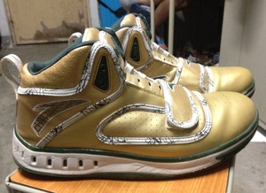 篮球鞋#加内特1代金色篮球鞋 安踏 国货