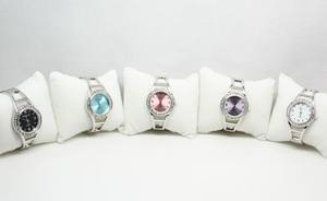 新款韩版镶钻女士女孩石英手镯表 小清新时装表  手表