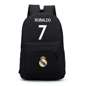 欧冠足球队世界杯双肩背包书包 皇家马德里 C罗巴萨梅西运动背包