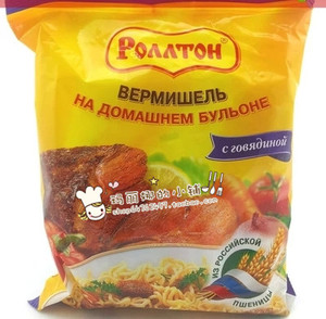 俄罗斯进口食品方便面多种口味速食面ЛапшаРоллто60g