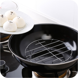 不锈钢蒸菜架锅内隔水蒸饭盘子架高脚蒸架三角蒸馒头热菜架子笼屉