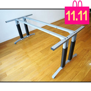 会议桌支架钢木结构办公桌桌子配件铁质可拆卸办公桌腿钢架铁架子