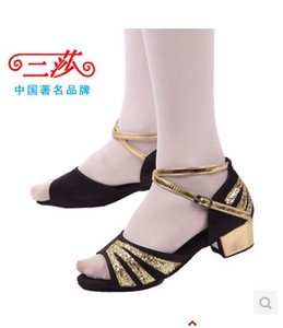 正品儿童拉丁舞鞋 女式 三莎少儿拉丁舞鞋 国标舞蹈鞋