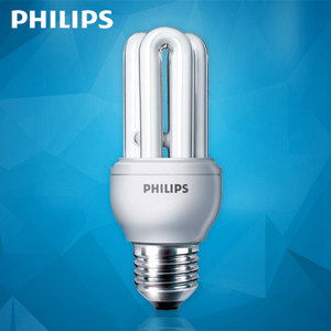 Philips飞利浦 Genie超紧凑U型电子节能灯 5W8W11W14W18W