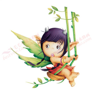 30-12 韩国多丽森林精灵大盟水移画手机贴冰箱贴家具贴玻璃儿童贴