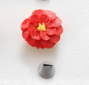 小号104# 玫瑰花嘴 花瓣裱花嘴 304不锈钢挤花嘴 烘焙工具