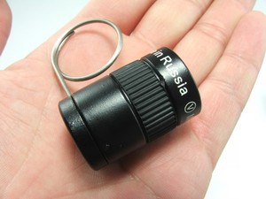 俄罗斯 成龙用2.5x17.5金属 可调焦 指环拇指  微型迷你 小望远镜