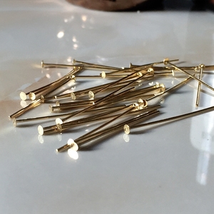 [金酷毛]散珠穿珠针钉针大头针丁字针 手作手工diy耳饰品黄铜配件