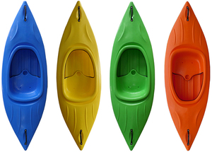 肥仔艇 高档皮划艇单人  漂流艇  单人独木艇 座仓皮划艇 塑料艇
