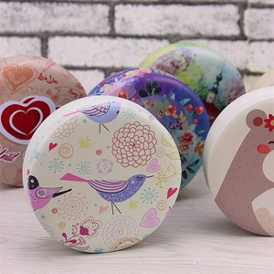 创意马口铁盒杂物盒zakka圆形碗罐铁皮盒收纳盒糖果盒 手工包装礼