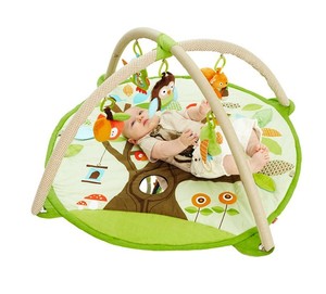 外贸原单婴儿宝宝游戏垫爬行垫新生儿游戏毯健身架带支架益智玩具