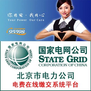 北京各市区代交电费在线秒缴纳国家电网北京市电力公司费用充值卡