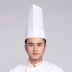 厨师帽 西点师高纸帽 厨师高帽 一次性厨师帽 酒店西餐厅厨师帽子