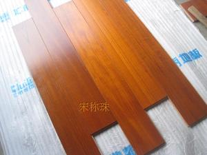 二手旧木地板实木复合柚木地板18mm厚度大自然品牌木蜡油油漆面层