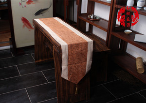 【弘祥乐器】古琴桌旗 古琴桌布 减字谱麂皮绒桌旗 特价优惠促销