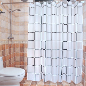 加厚环保浴帘塑料防霉防潮防水浴帘布浴室隔断帘子布门帘窗户挂帘