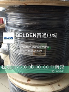belden美国百通3092A同轴电缆ControlNet低损耗75欧四重屏蔽RG6