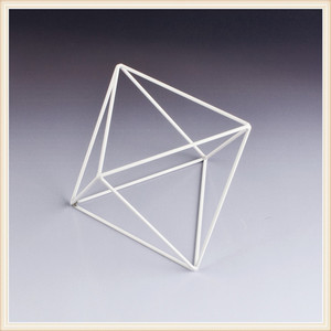 铁丝框架式正八面体立体几何模型中学数学新课标教具学生通用学具