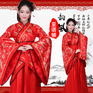 新娘礼服唐装汉服中式结婚嫁衣敬酒服婚礼服古装服装红色曲裾襦裙