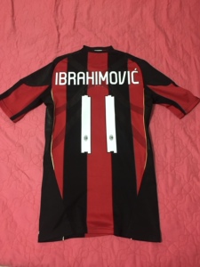 (仅展示)ac米兰2010-11 1011市售主场球员版球衣