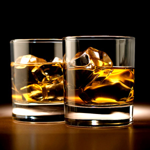 创意司太宁水杯古典杯威士忌酒杯玻璃啤酒杯果汁冷饮洋酒杯6只装