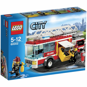 德国正品代购 lego/乐高 city 城市系列益智拼插积木 60002消防车