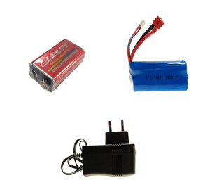 昇得利SDL 212拼装遥控车配件7.4V锂电池/9V遥控器电池/充电器