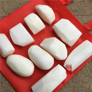 天然海南黄岩岛玉化贝壳 原料原石把件料挂件料特价促销