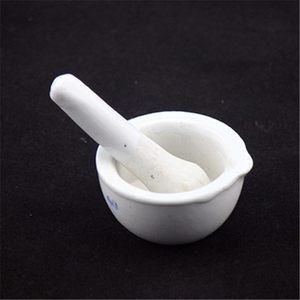 陶瓷研钵 60mm 加研钵棒 中药捣药研钵 研磨器 化学生物实验器材