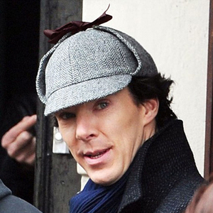 神探夏洛克周边福尔摩斯猎鹿帽 侦探夏洛克同款帽子卷福双沿檐帽