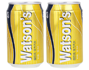 屈臣氏汤力水330ml*24/箱 watsons 鸡尾酒配料 武汉满百包邮