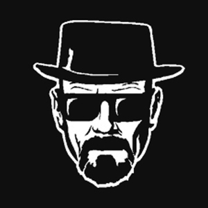 反光汽车贴纸 经典美剧人物白叔绝命毒师头像真爱如血权利的游戏