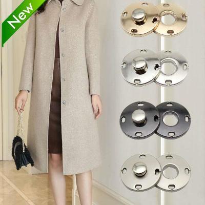 铐钮铐钮加大版金属暗扣大衣按扣隐扣平面子母扣创意实用毛衣服摁