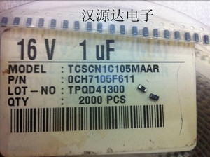 TCSCN1C105MAAR A型 3216 1UH 16V C105 三星厂家贴片钽电容