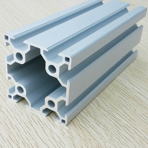 欧标铝型材gk-8-6060双槽铝型材 阳极氧化型材 壁厚2.0 免费切割