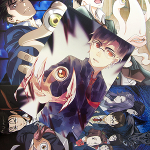 寄生兽海报 泉新一小右日本动漫壁纸卧室墙贴压纹画报