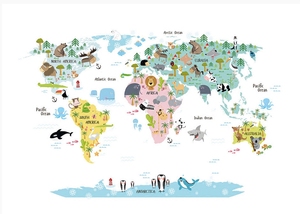 世界动物地图