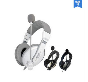 声丽 头戴式电脑游戏耳麦克风话筒 游戏 网吧网咖耳麦耳机 大耳罩