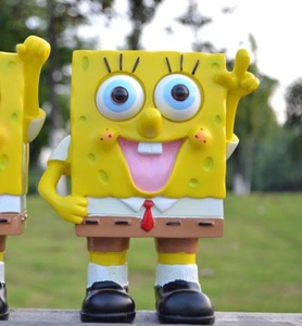 石膏画娃娃涂色卡通