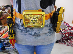 dx 日版正版 天装战队 卡片 腰带 变身器 解放器 武器 枪