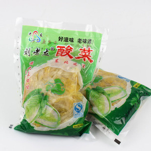 包邮正宗东北酸菜 刘老友酸菜丝 大缸腌制酸白菜 500g *5袋